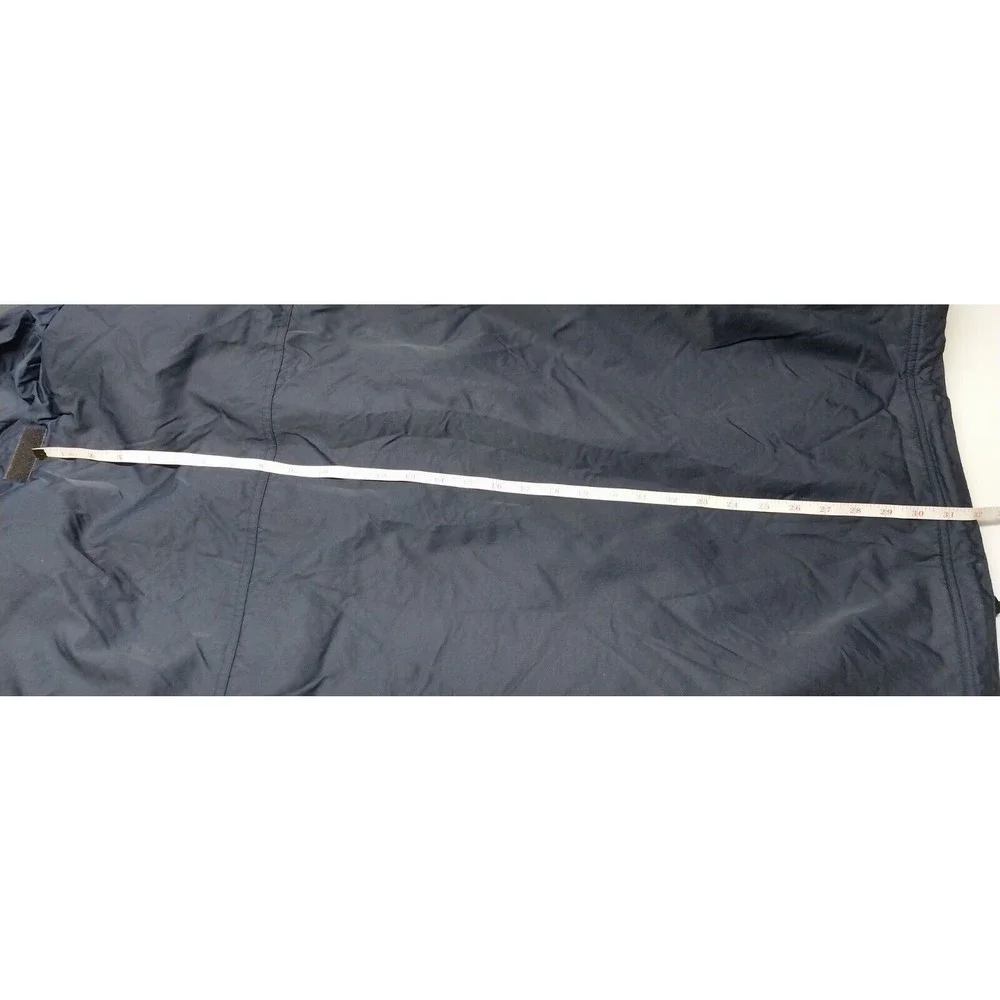 VTG GH BASS Hooded Insulated Lined Navy Blue Full Zip Jacket Coat Large 32